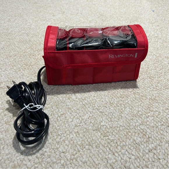 Remington Hot Rollers Set Storage Case & Cord Travel Size H-1015 Tested Working - Picture 2 of 8